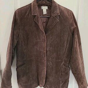 Presswick and Moore petite leather jacket Lined Brown PL